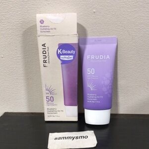 FRUDIA Blueberry Hydrating Air Fit Sunscreen SPF 50, K-beauty 1.76oz